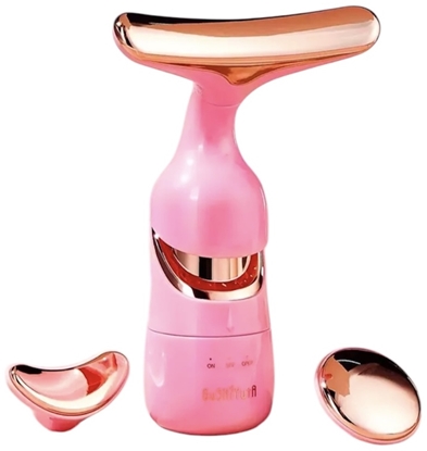 Изображение Riff 3in1 Guasha liftinga masāžas ierīce kaklam / sejai / ap acīm