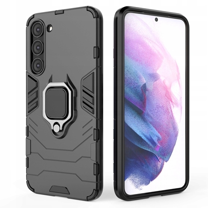 Picture of Ring Armor etui do Samsung Galaxy S23+ pancerny pokrowiec uchwyt magnetyczny ring czarne