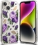 Attēls no Ringke Ringke Fusion Design pancerne etui pokrowiec z elow ramk iPhone 14 Plus przezroczysty (Purple rose) (FD637E29)