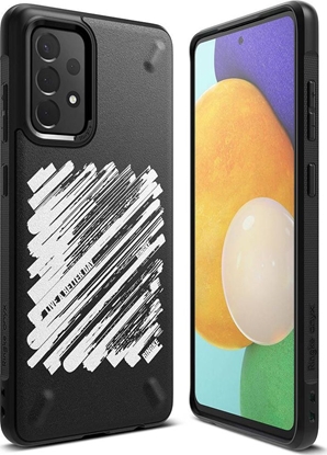 Attēls no Ringke Ringke Onyx Design wytrzymae etui pokrowiec Samsung Galaxy A72 4G czarny (Paint) (OXSG0047)