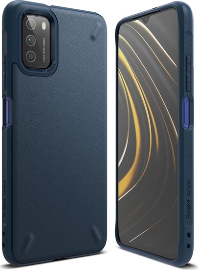 Picture of Ringke Ringke Onyx wytrzymae etui pokrowiec Xiaomi Poco M3 granatowy (OXXI0002)