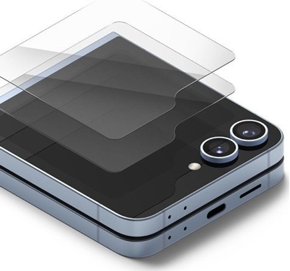 Attēls no Ringke SZKO HARTOWANE RINGKE COVER DISPLAY 2-PACK GALAXY Z FLIP 6 CLEAR