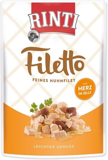 Picture of Rinti Rinti Filet 100g Saszetka Kura Serca Drobiowe