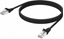 Attēls no RJ45 (m) zu RJ45 (m) - STP geschirmtes Twisted-Pair-Kabel - CAT 6a - 10 Gbps - 24 AWG - mit Knickschutz - 1 m - schwarz