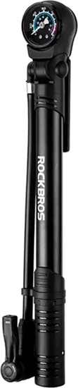 Picture of RockBros Pompka rowerowa Rockbros 42310006001 z manometrem - czarna