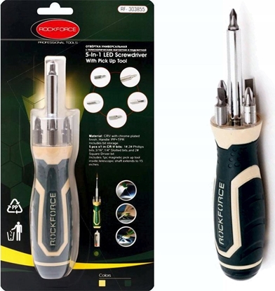 Picture of Rockforce rubokrt uniwersalny z magnesem podwi etlany 5w1