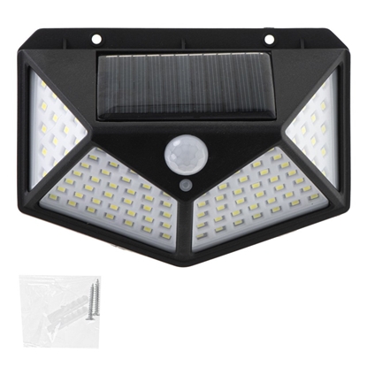 Picture of RoGer Solar Lamp with halogen 100 LED motion sensor
