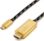 Attēls no Roline GOLD Type C - HDMI Cable, M/M, 2 m