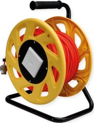 Picture of Roline RJ45 Network Cable Drum Cat.6A (Class EA) S/FTP, 60 m , orange, 60 m