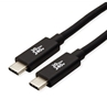Picture of Roline Cable USB4 Gen2x2, with Emark, C–C, M/M, 240W, black, 3 m