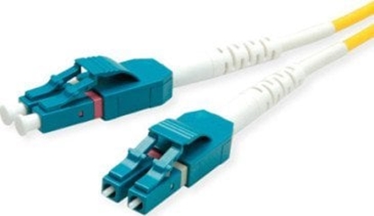 Изображение Roline Fibre Optic Jumper Cable duplex, 9/125µm, OS2, LC/LC, duplex, yellow, 7 m