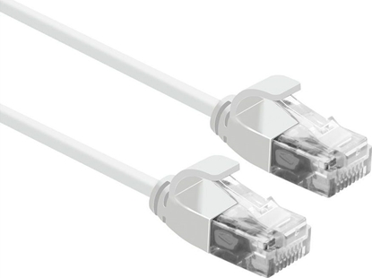 Изображение UTP Data Center Patch Cord Cat.6A (Class EA), LSOH, Slim, white, 0.5 m Roline