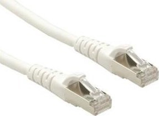 Picture of Roline S/FTP Patch Cord Cat.6A, Component Level, LSOH, white, 1 m