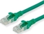 Picture of Roline ROLINE - Patch- Cable - RJ- 45 (M) to RJ- 45 (M) - 2 m - UTP - CAT 6a - halogen free, shaped, stranded - green (21.15.2732)