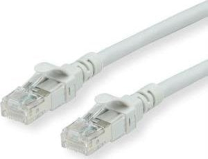 Picture of Roline ROLINE - Patch- Cable - RJ- 45 (M) to RJ- 45 (M) - 5 m - UTP - CAT 6a - halogen free, shaped, stranded - gray (21.15.2705)
