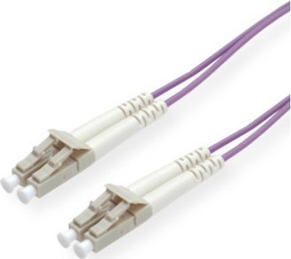 Изображение Roline Fibre Optic Jumper Cable, 50/125 µm, LC/LC, OM4, violet, 7 m
