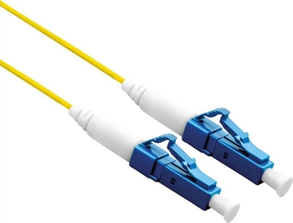 Изображение Roline Fibre Optic Jumper Cable 9/125µm, OS2, LC/LC, UPC, simplex, LSOH, yellow, 10 m