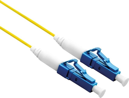 Picture of Roline Fibre Optic Jumper Cable 9/125µm, OS2, LC/LC, UPC, simplex, LSOH, yellow, 10 m