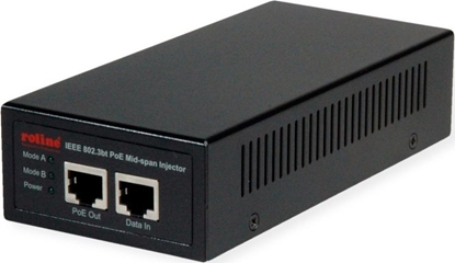 Picture of Roline Gigabit PoE++ Mid-Span Injector (IEEE 802.3bt), 90W