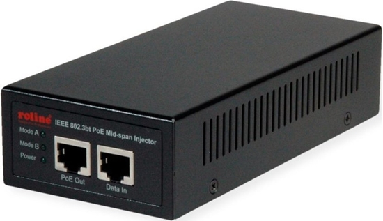 Picture of Roline Gigabit PoE++ Mid-Span Injector (IEEE 802.3bt), 90W