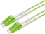 Изображение Roline Fibre Optic Jumper Cable, 50/125 µm, LC/LC, OM5, Low-Loss Connector, green, 1 m