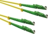 Изображение Roline FO Jumper Cable Duplex, 9/125µm, OS2, LSH/LSH, APC Polish, LSOH, yellow, 0.5 m