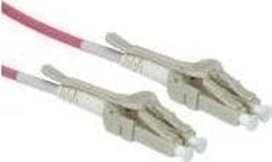 Picture of Roline ROLINE LWL- Cable 50/125µm OM4 - LC/LC - Low- Loss- plug for Height density 0,5m - LC - LC - Duplex Cable - 2,8x6 mm - 0,5 mm (0.0197") (21.15.8870)