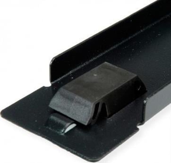 Picture of Roline 19" Blank Panel, Snap-in, 1U, Metal, black