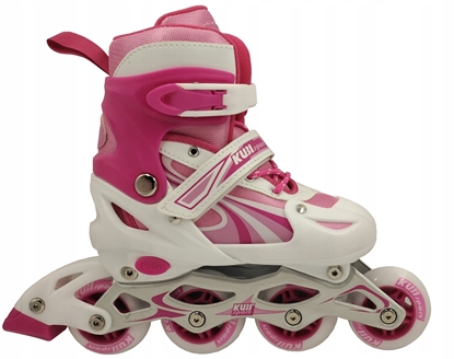 Picture of Rolki dla Dzieci Dziecice Regulowane Róowe Solidne KUBISPORT r. 39-42