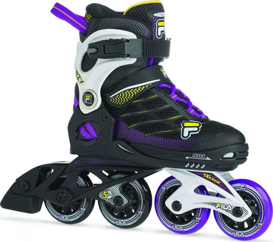 Изображение Rolki Fila Wizy G rekreacyjne regulowane czarne r. 38-41