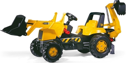 Picture of Rolly Toys Rolly Toys 812004 Traktor Rolly Junior JCB z yk i przyczep