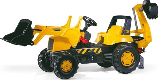 Picture of Rolly Toys Rolly Toys 812004 Traktor Rolly Junior JCB z yk i przyczep
