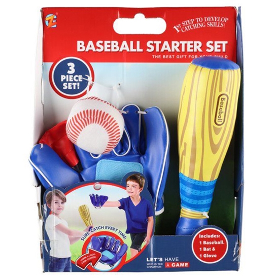 Picture of Rot. Beisbola kompl. Cimds, Nūja 29cm + Bumba 7cm