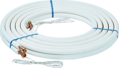 Attēls no Rura miedziana, chodnicza, podwójna 3/8" 5/8" w otulinie, e-Bus, d. 10 mb. (VWL 75 - VWL 125)