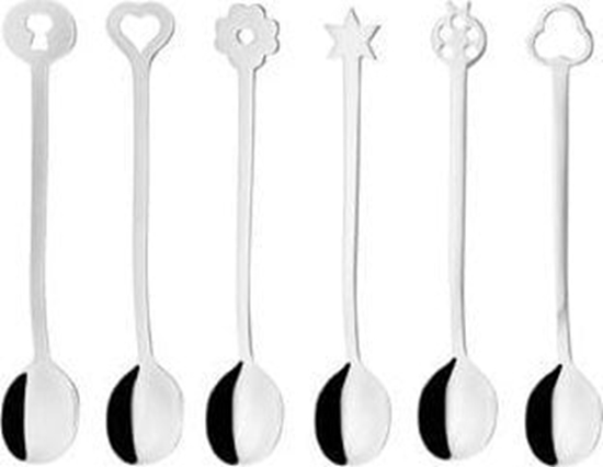 Picture of Sambonet New Portafortuna Inox 6 Party Spoon Set