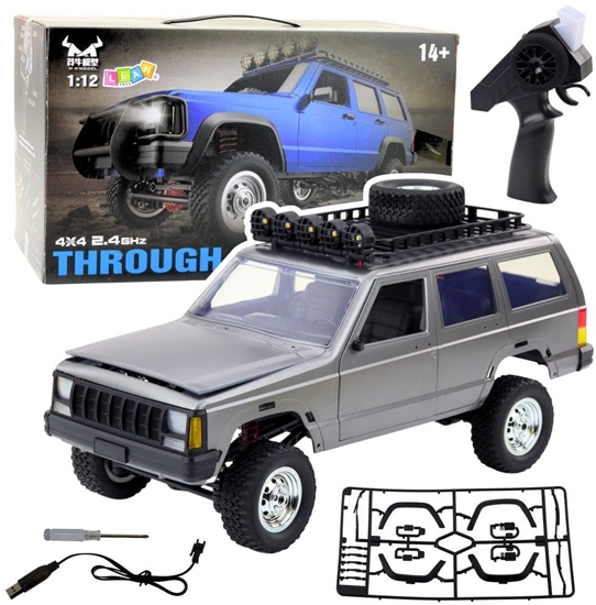 Picture of Samochód Terenowy MN78 Zdalnie Sterowany RC Napd 4x4 Srebrny 1:12 LEAN Toys