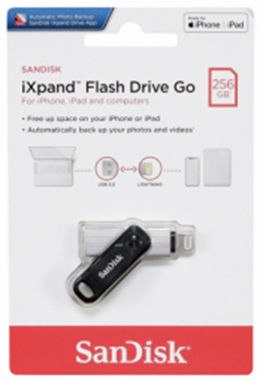 Picture of SanDisk iXpand Drive Go 256GB Silver