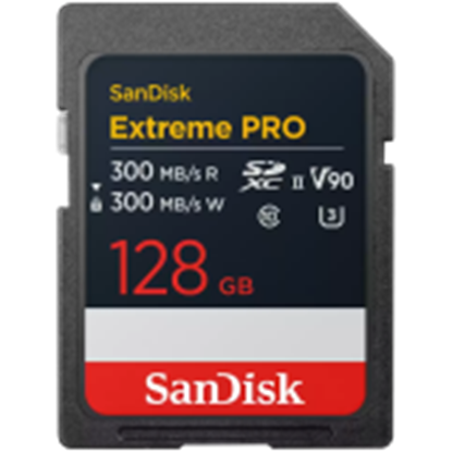 Attēls no SanDisk ExtremePRO SDXCV90 128GB 300MB UHS-II  SDSDXDM-128G-GN4IN