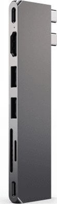 Attēls no HUB USB Satechi Pro Hub Slim 1x SD 1x USB-C 1x microSD 1x HDMI  + 2x USB-A 3.2 Gen1 (ST-HUCPHSM)
