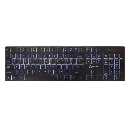 Picture of Sbox K-22 Keyboard US Black