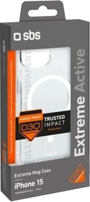 Attēls no SBS Mobile Etui SBS D3O MagSafe do iPhone 15 - przezroczyste
