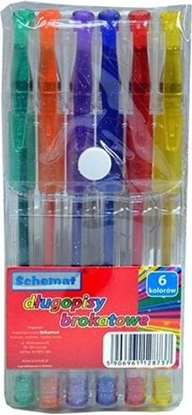 Attēls no SCHEMAT Dugopisy elowe 6 kolorów SCHEMAT brokatowy (8737) Schemat