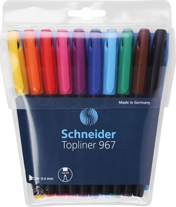 Attēls no Schneider CIENKOPISY SCHNEIDER TOPLINER 967 0.4 MM 10 KOLORÓW