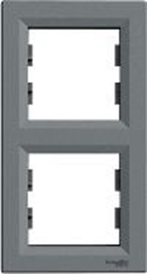 Picture of Schneider Electric Ramka 2-krotna pionowa stal (EPH5810262)