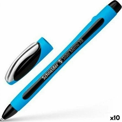 Attēls no Schneider Pióro Schneider Slider Memo XB Niebieski Czarny Guma naturalna (10 Sztuk)