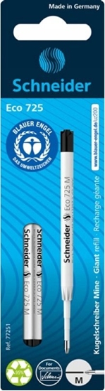 Picture of Schneider Wkad eco 725 do dugopisu SCHNEIDER, M, 2 szt., blister, czarny