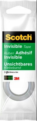 Attēls no Scotch Tama biurowa SCOTCH® Magic (8-1906R2), matowa, 19mmx6m, 2 rolki