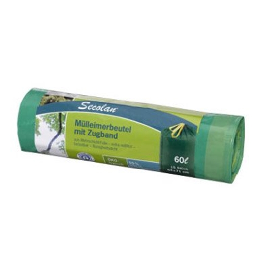 Picture of Secolan Worki na odpady domowe 60L 15szt. (241006)