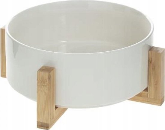 Picture of Secret de Gourmet Miska na saatk, Ø 24 cm, ceramiczna na bambusowym stojaku