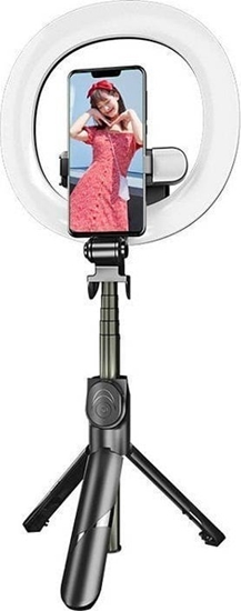 Picture of Selfie stick Puluz Selfie stick/statyw Puluz z podw&#243;jnym owietleniem LED